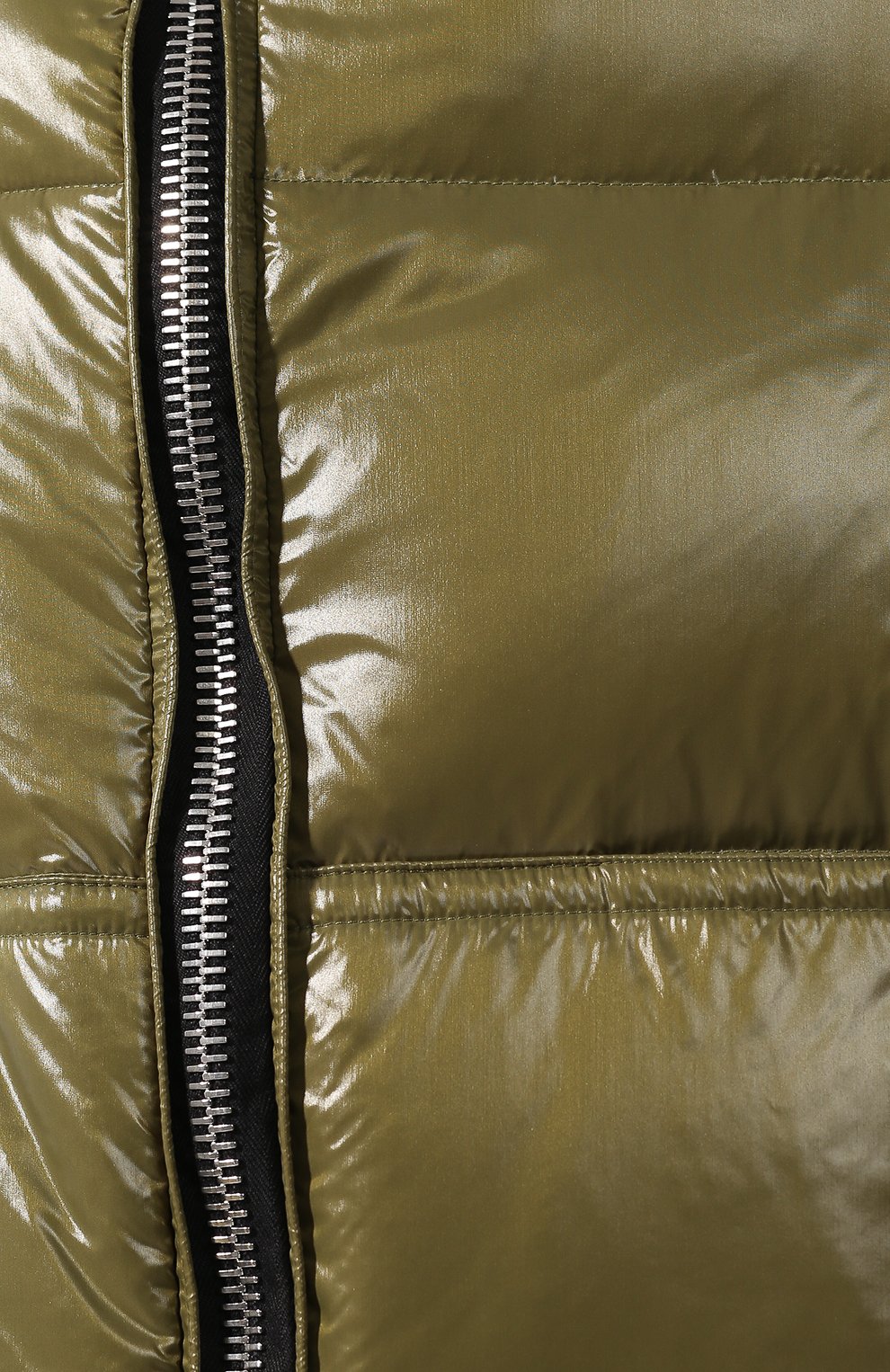 Пуховик KHRISJOY хаки цвета по цене 112000 руб., арт. AFPM008/NYL, фото 5 Пуховик KHRISJOY, арт. AFPM008/NYL, фото 5