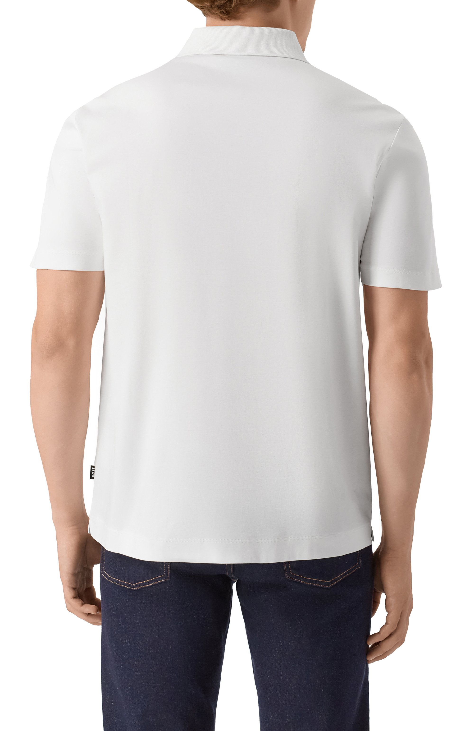 Хлопковое поло BOSS, арт. 50520297, фото 4