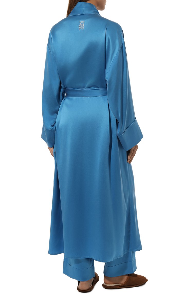 Халат из вискозы KLEED LOUNGEWEAR, арт. AW24R0BJN/BLUE, фото 1