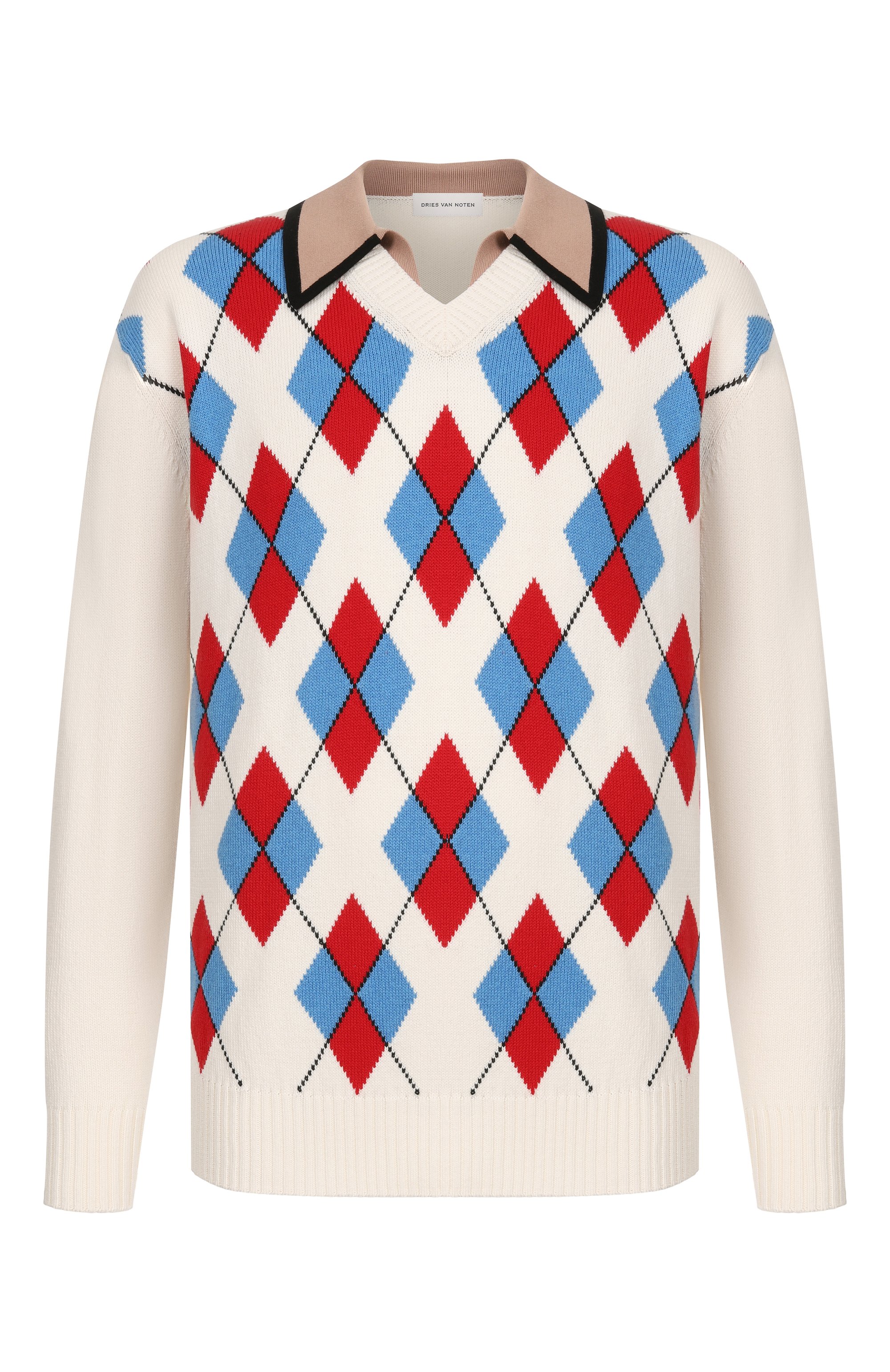 Свитер из хлопка и шерсти DRIES VAN NOTEN, арт. 021237/3730, фото 1