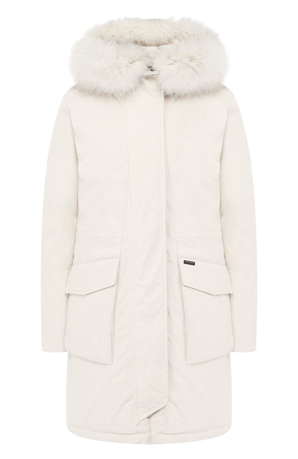 Утепленная парка с меховой отделкой капюшона WOOLRICH, арт. WWCPS2729/CF40, фото 1