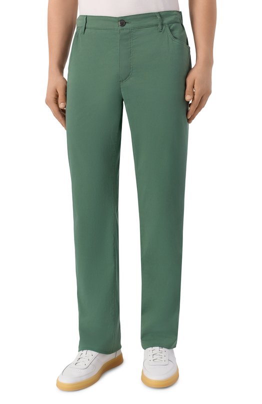 Хлопковые брюки MVST M26.CSM.T401/TFANT Зелёный  M26.CSM.T401/TFANT Фото 3