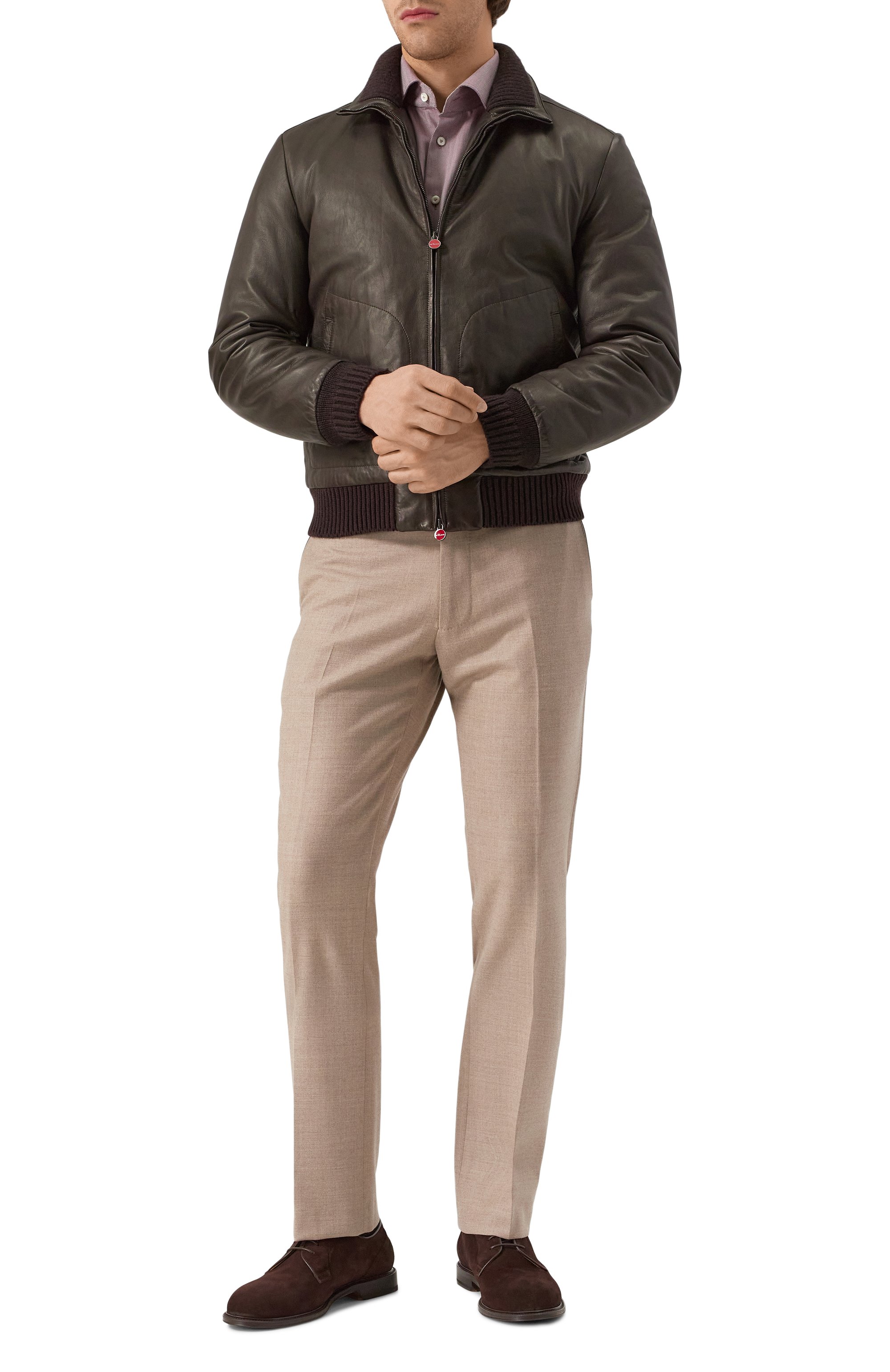 Замшевые дерби KITON, арт. USSA262N0013922, фото 2