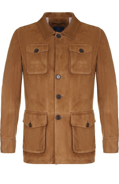 Замшевый френч с отложным воротником ANDREA CAMPAGNA, арт. A5T922/4911, фото 1