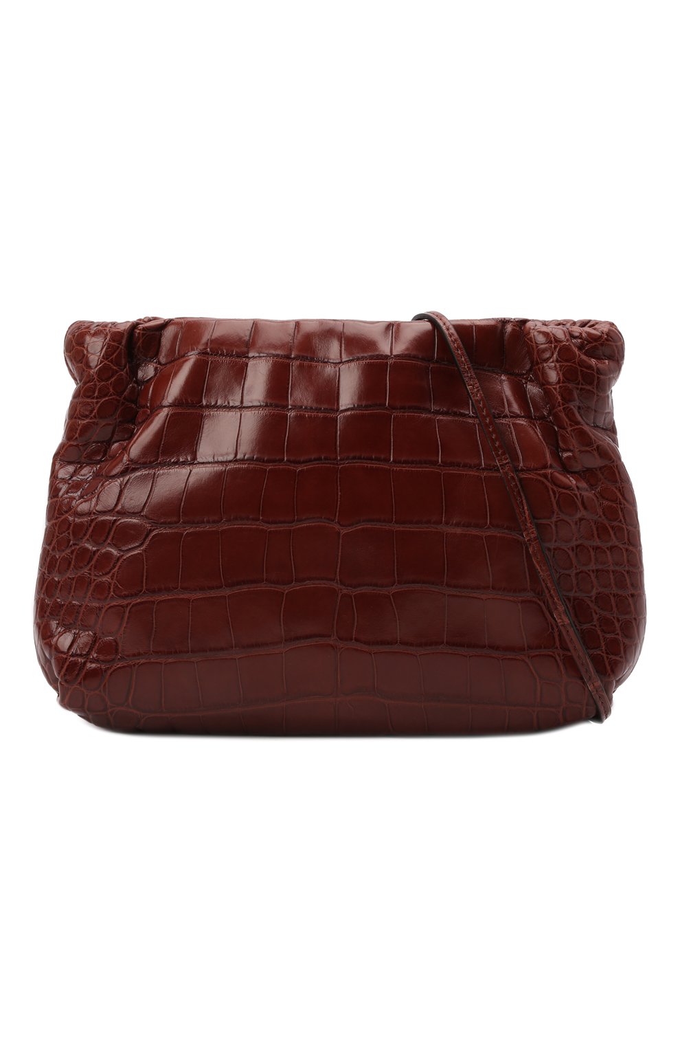 Сумка bourse medium из кожи аллигатора THE ROW коричневого цвета по цене 2385000 руб., арт. W1280E33/AMIS, фото 5 Сумка bourse medium из кожи аллигатора THE ROW, арт. W1280E33/AMIS, фото 5