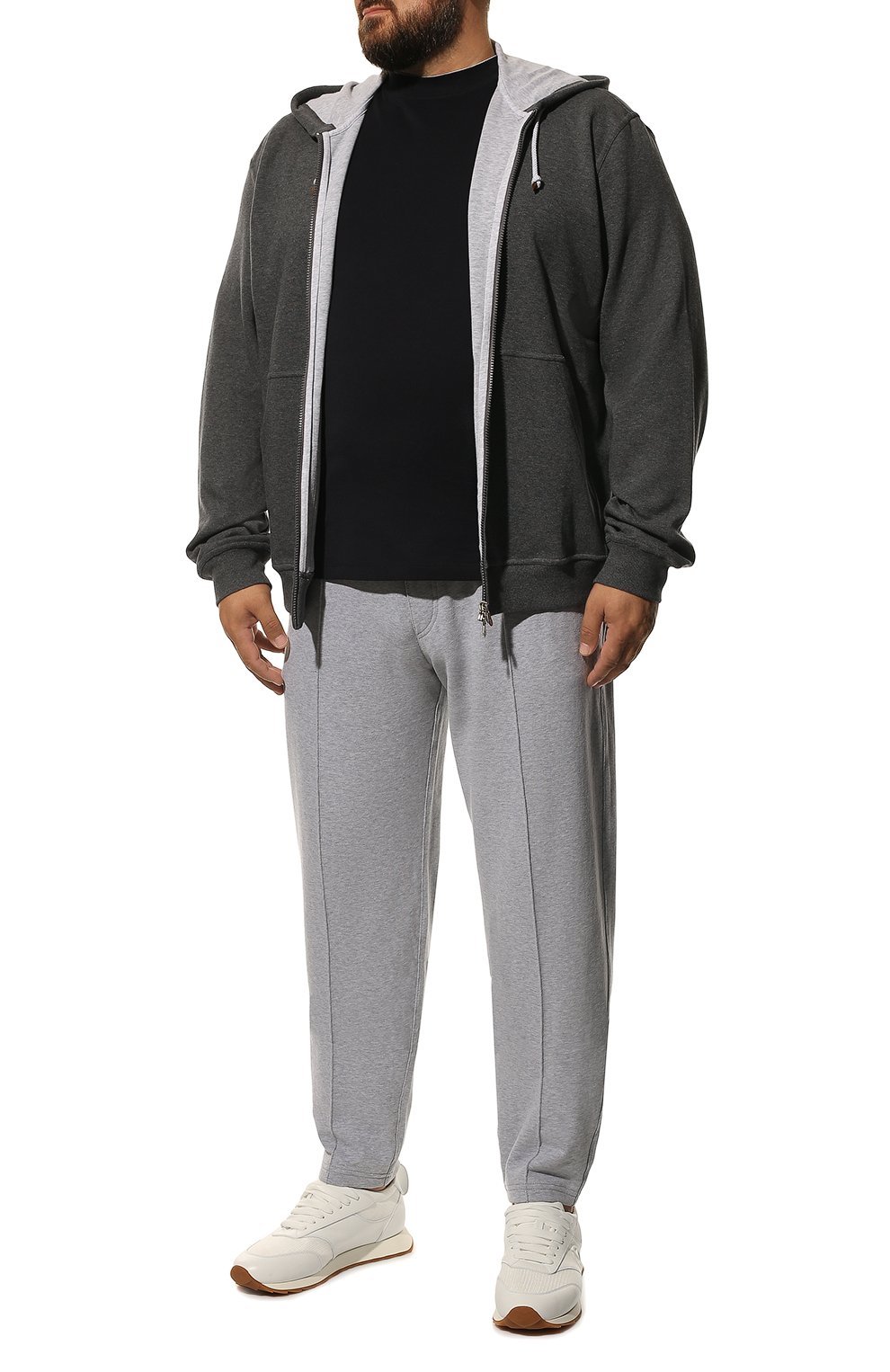 Хлопковый лонгслив BRUNELLO CUCINELLI, арт. M0T617433W, фото 2