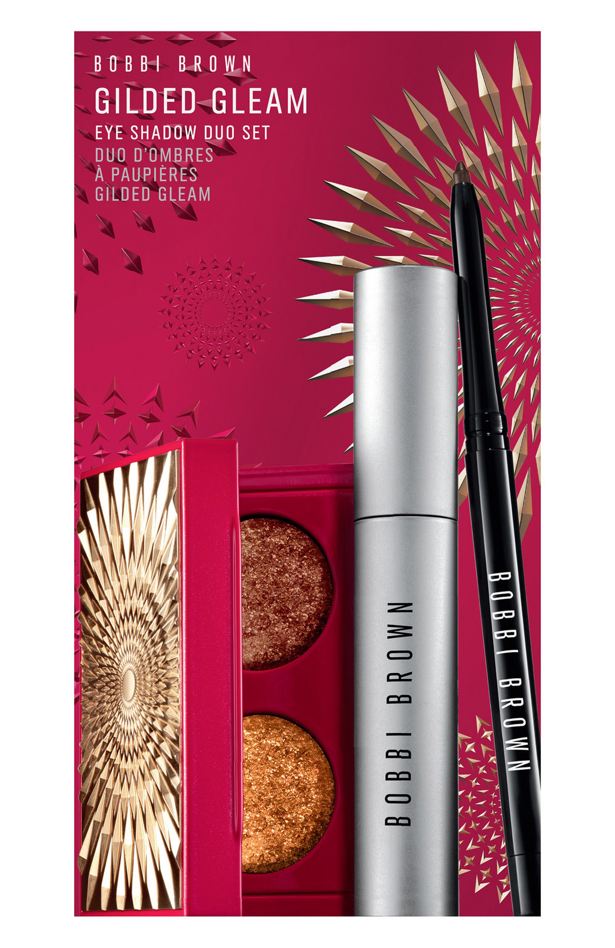 Набор для макияжа глаз gilded gleam eye shadow duo BOBBI BROWN, арт. H815-Y4, фото 3