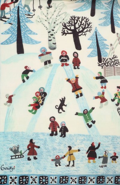 Кашемировая шаль зимняя деревня GOURJI, арт. 91233517/6144114, фото 5