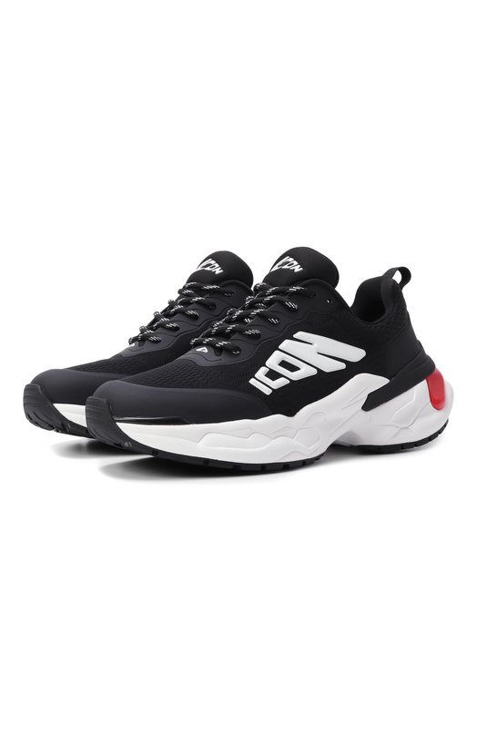 Текстильные кроссовки Faster Dsquared2 SNM0450/59203115 Чёрно-белый SNM0450/59203115