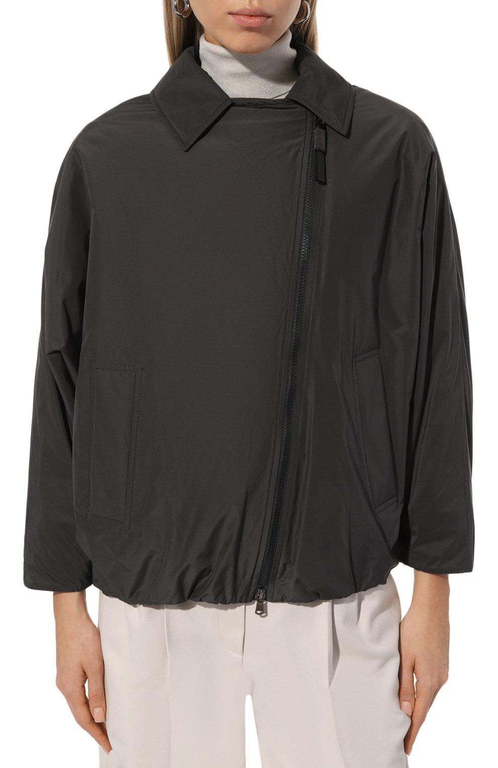 Куртка BRUNELLO CUCINELLI темно-серого цвета по цене 429500 руб., арт. MB5747870P, фото 3 Куртка BRUNELLO CUCINELLI, арт. MB5747870P, фото 3