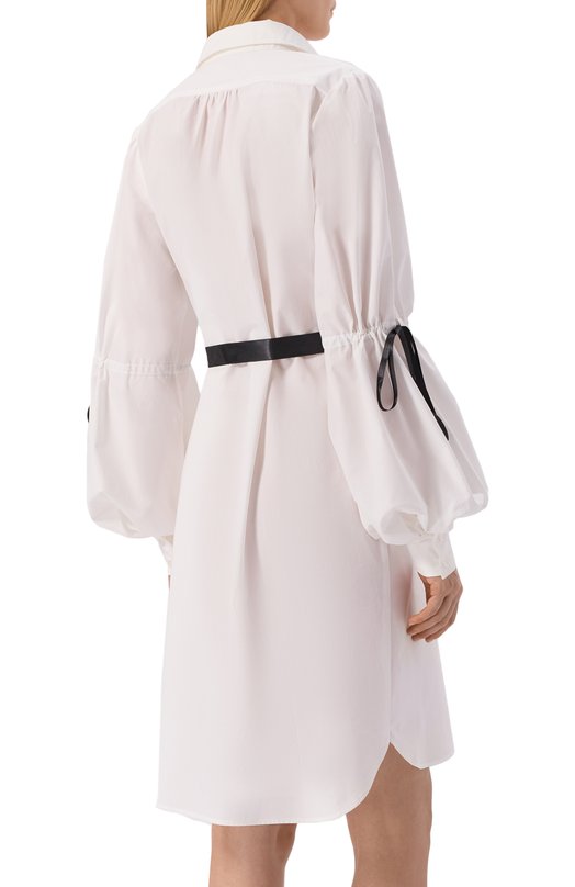Хлопковое платье Nina Ricci 26PCR0055/C00539 Белый  26PCR0055/C00539 Фото 3