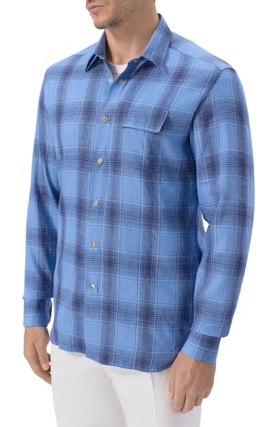 Льняная рубашка KITON, арт. UMCBUBAH0926401_5XL-8XL, фото 3