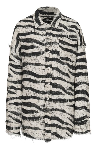 Женская хлопковая рубашка R13, арт. R13WR075-R661B_001