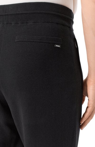 Джоггеры из хлопка и шерсти BOSS, арт. 50543154, фото 5