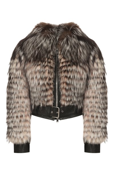 Женская шуба из лисы ALEXANDER MCQUEEN, арт. 361508/Q5TEI