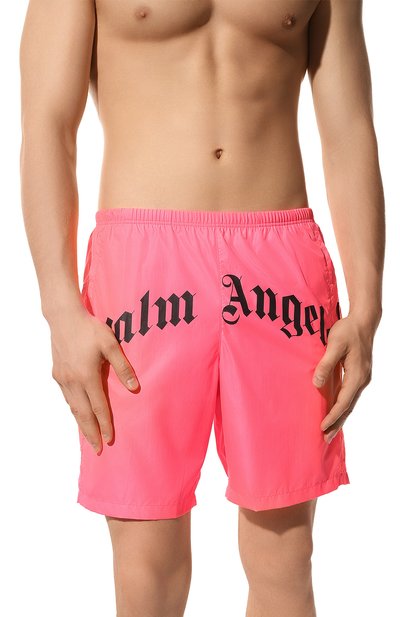 Плавки-шорты PALM ANGELS розового цвета по цене 35500 руб., арт. PMFA005C99FAB0026810, фото 2 Плавки-шорты PALM ANGELS, арт. PMFA005C99FAB0026810, фото 2