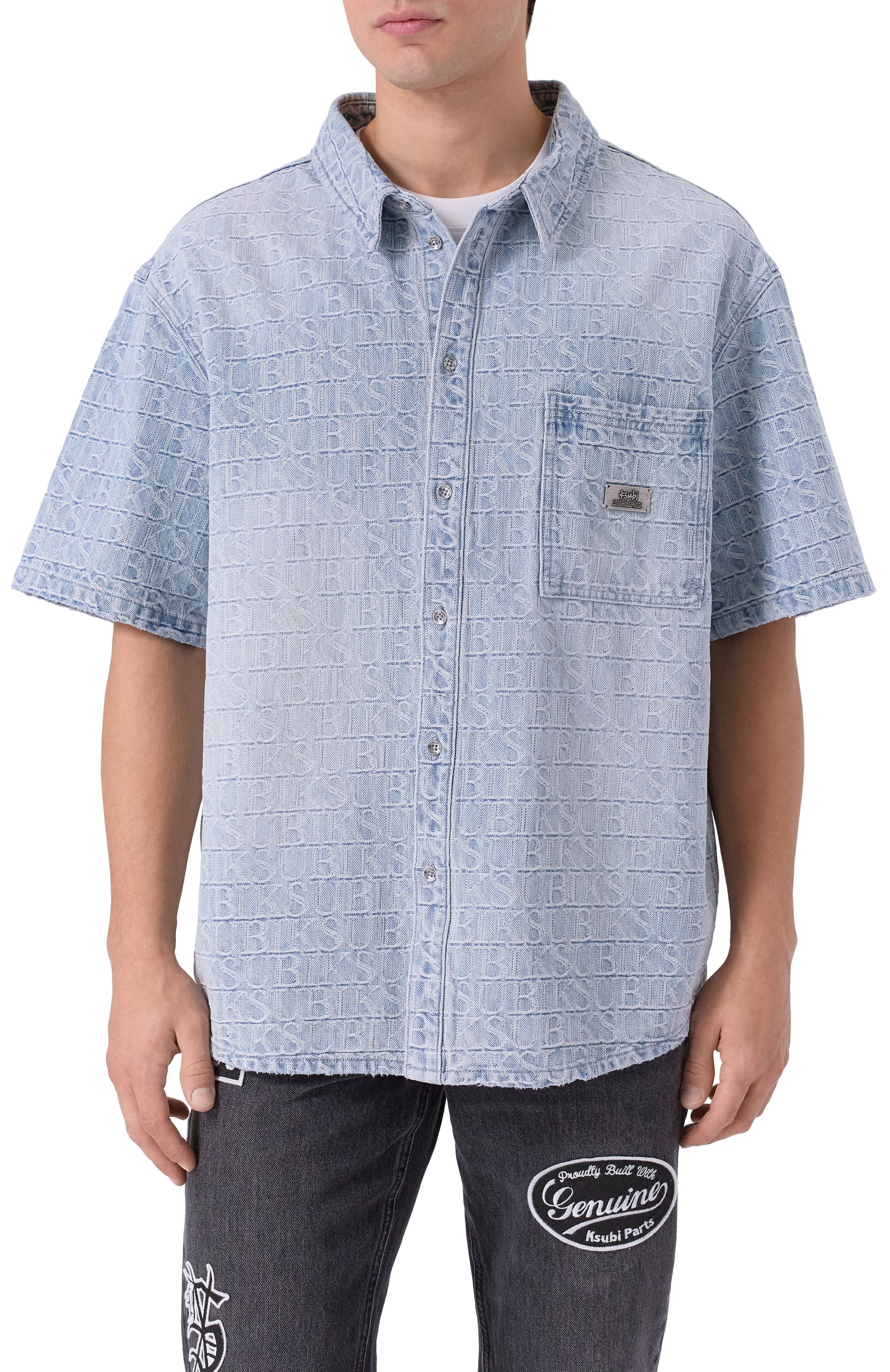 Джинсовая рубашка KSUBI, арт. MPF25SH002, фото 3