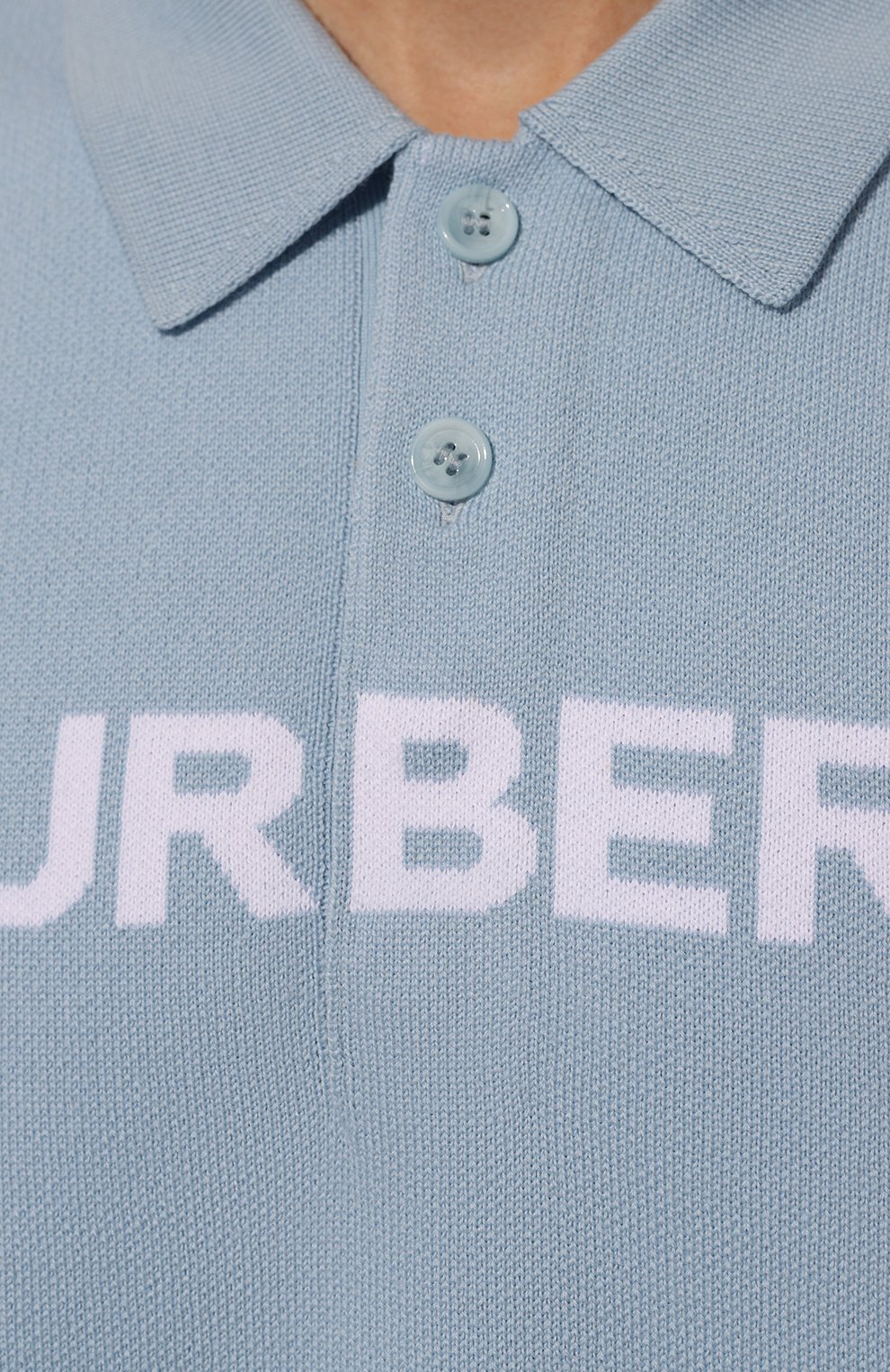 Поло из шерсти и хлопка BURBERRY, арт. 8065571, фото 5