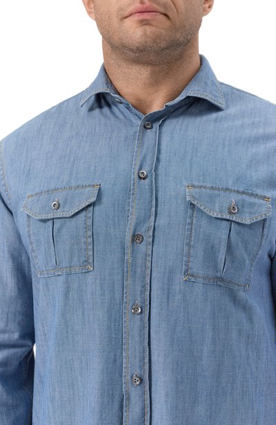 Джинсовая рубашка VAN LAACK, арт. VL-RIK0S2-P0SFWK/155352/3XL-6XL, фото 5