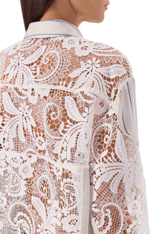 Рубашка из вискозы 3.1 Phillip Lim S252-21681FST Кремовый  S252-21681FST Фото 5