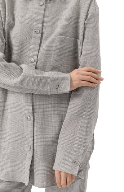 Рубашка THE ANDAMANE серого цвета по цене 61550 руб., арт. T170901C/TNL011, фото 5 Рубашка THE ANDAMANE, арт. T170901C/TNL011, фото 5