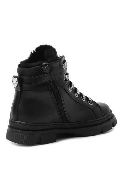 Кожаные ботинки MONNALISA, арт. 8CF014M, фото 3