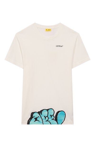 Хлопковая футболка OFF-WHITE, арт. 0BAA002S25JER005/12+, фото 1