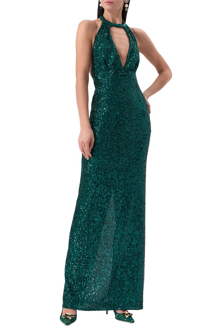 Платье с отделкой пайетками DOLCE & GABBANA, арт. I6I01W/FLUB2, фото 1