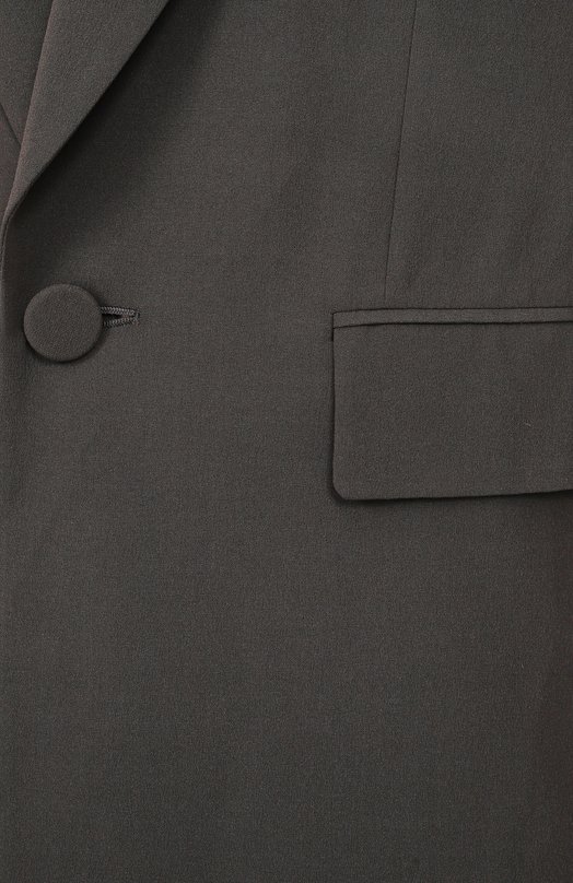 Шелковый жакет Saint Laurent 805576/Y7I21 Серый  805576/Y7I21 Фото 6