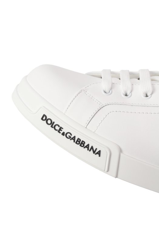 Кожаные кеды Portofino Dolce & Gabbana CS2213/AA335 Белый  CS2213/AA335 Фото 7