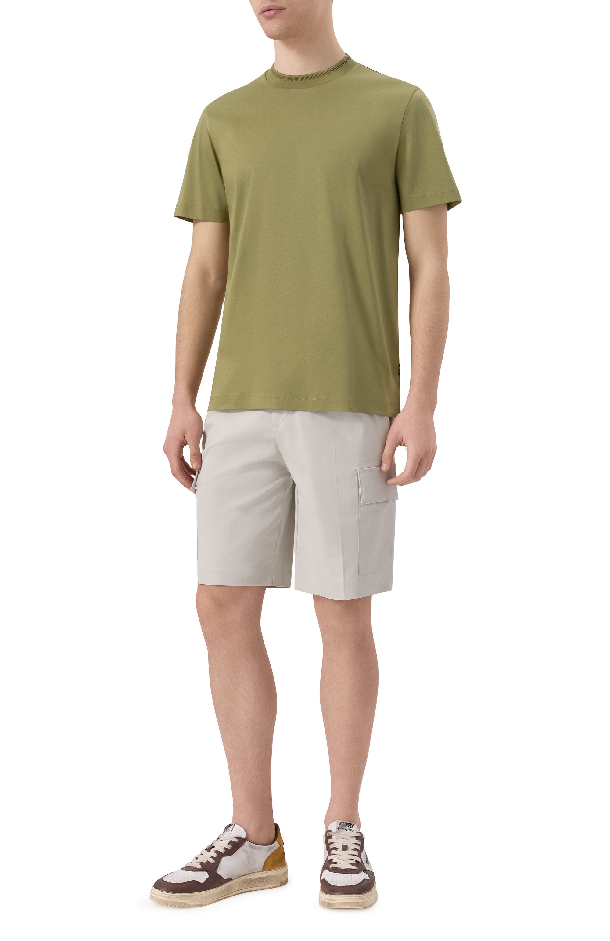 Хлопковая футболка BOSS, арт. 50531793, фото 2