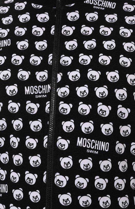 Хлопковая толстовка Moschino Чёрный, фото 5