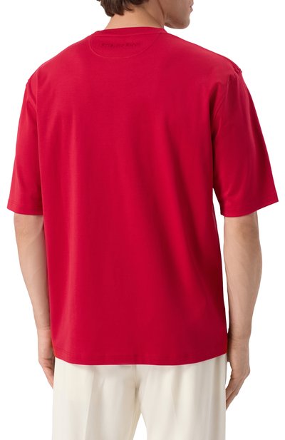 Хлопковая футболка STEFANO RICCI, арт. MNH5103980/LUXT, фото 4