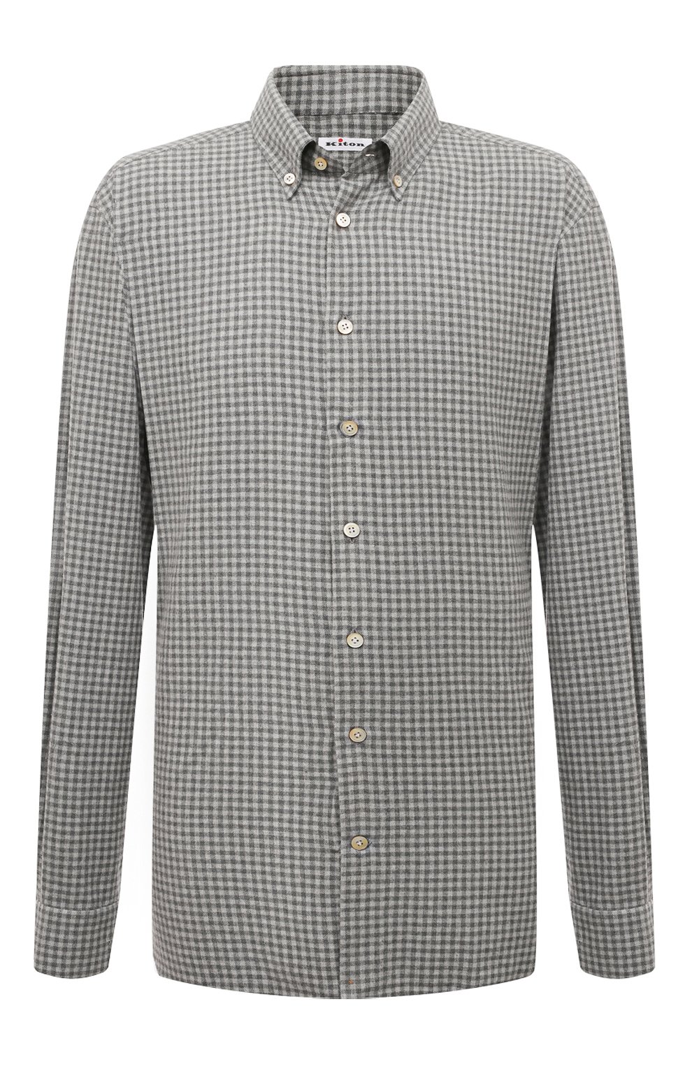 Хлопковая рубашка KITON, арт. UCIH0864302/47-50, фото 1