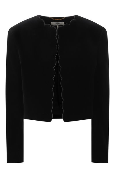 Бархатный жакет CHLOÉ, арт. CHC25SVE01017, фото 1