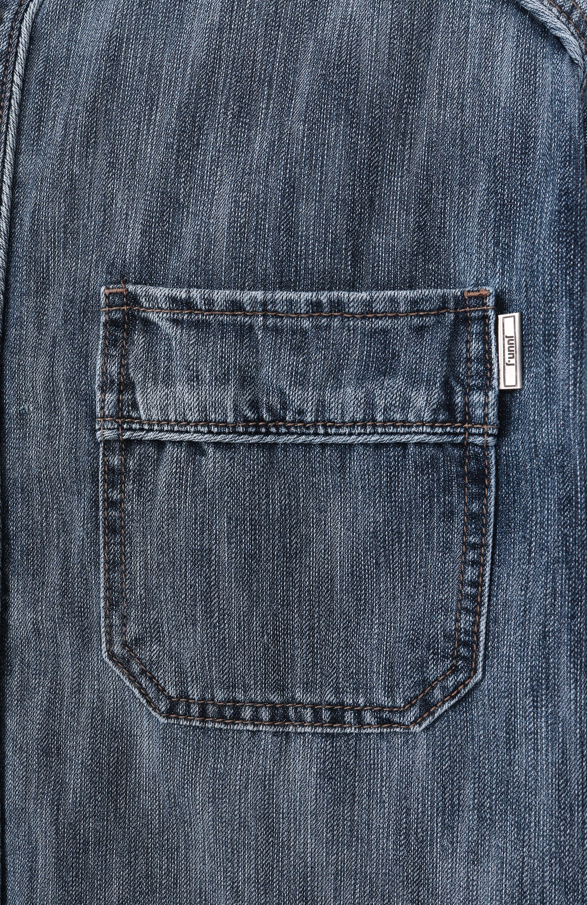 Джинсовая рубашка JUUN.J синего цвета по цене 65200 руб., арт. JC5264P5DP, фото 6 Джинсовая рубашка JUUN.J, арт. JC5264P5DP, фото 6