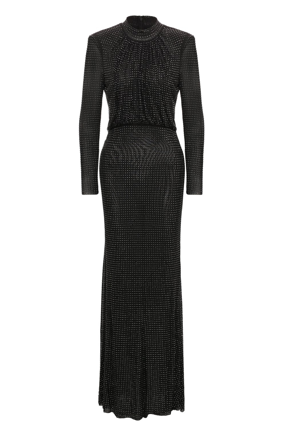 Платье с отделкой стразами SELF-PORTRAIT, арт. AW23-073X-B, фото 1
