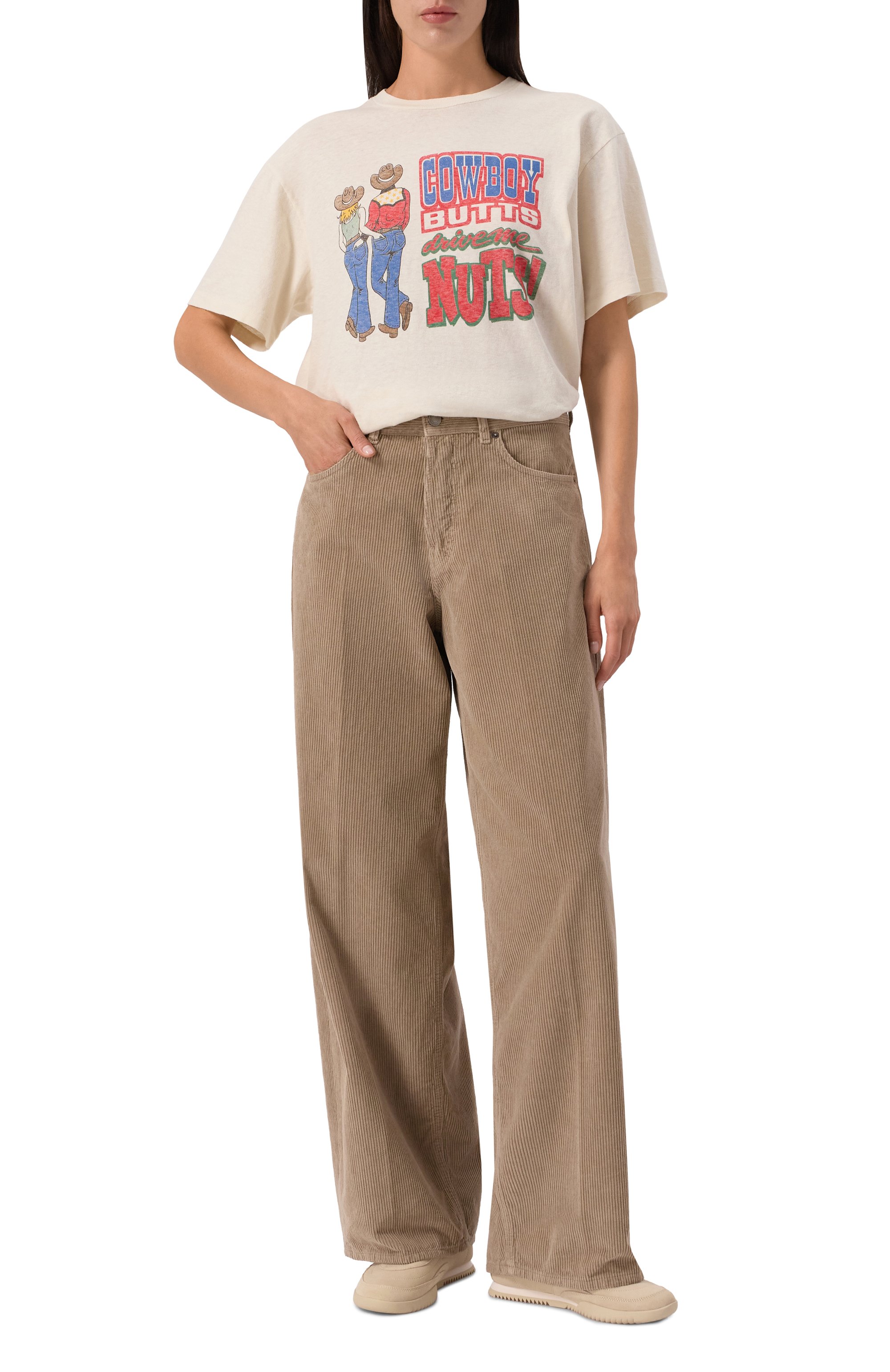 Вельветовые брюки HAIKURE, арт. HEW03296GF156PT, фото 2