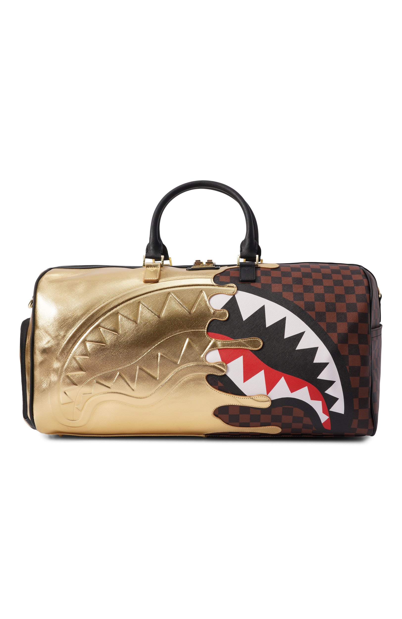 Сумка SPRAYGROUND, арт. 910D9339NSZ/SHARKS IN PARIS G0LD DRIP DUFFLE, фото 1