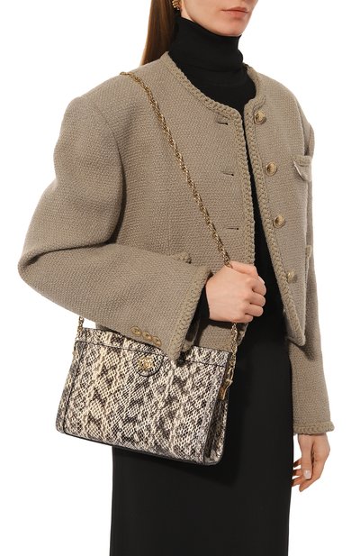 Сумка ophidia small из кожи змеи GUCCI, арт. 503877 LOO0G, фото 2