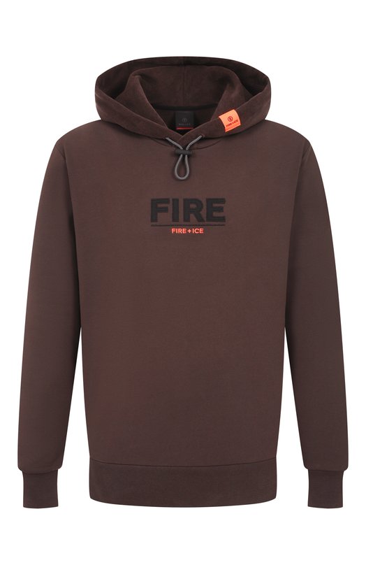 Хлопковое худи Bogner Fire+Ice 84318517 Коричневый 84318517