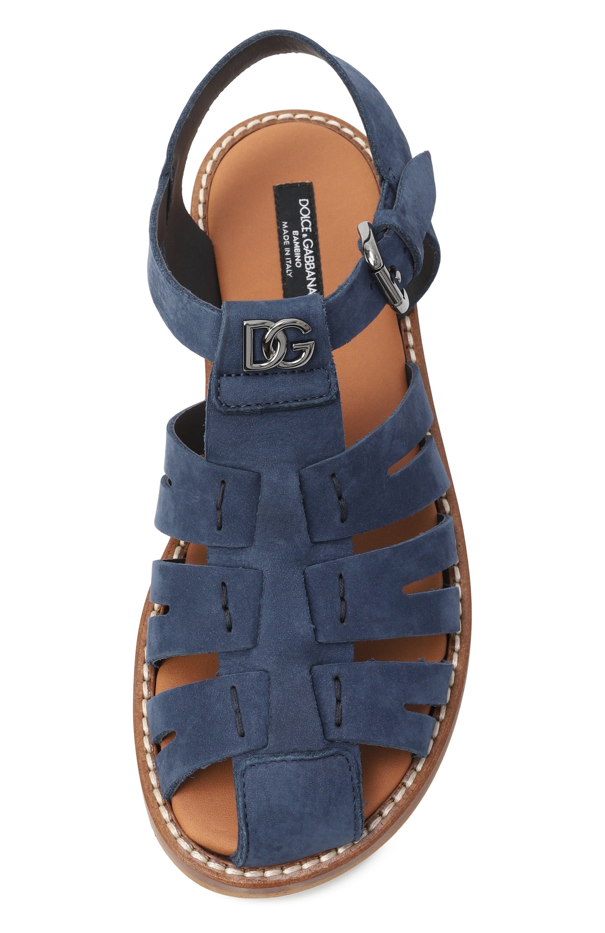 Сандалии из нубука DOLCE & GABBANA, арт. DA5279/A1061/37-38, фото 4