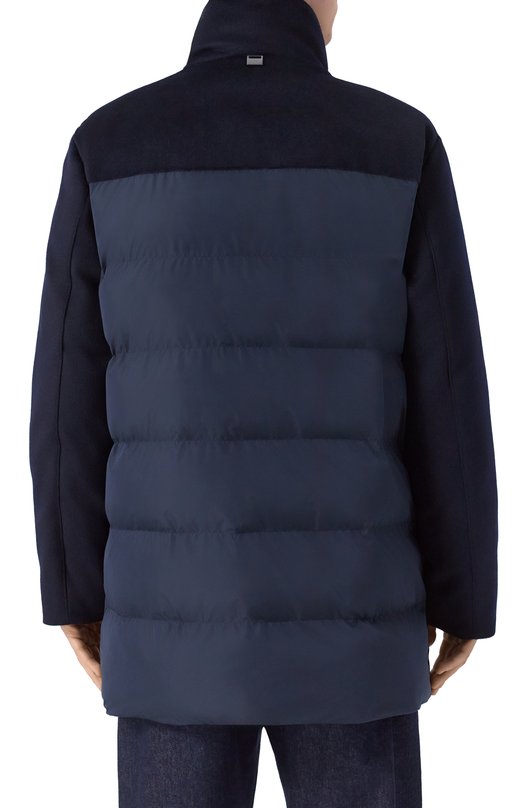 Куртка из шерсти и кашемира Corneliani 2625K2-2620140 Синий  2625K2-2620140 Фото 4