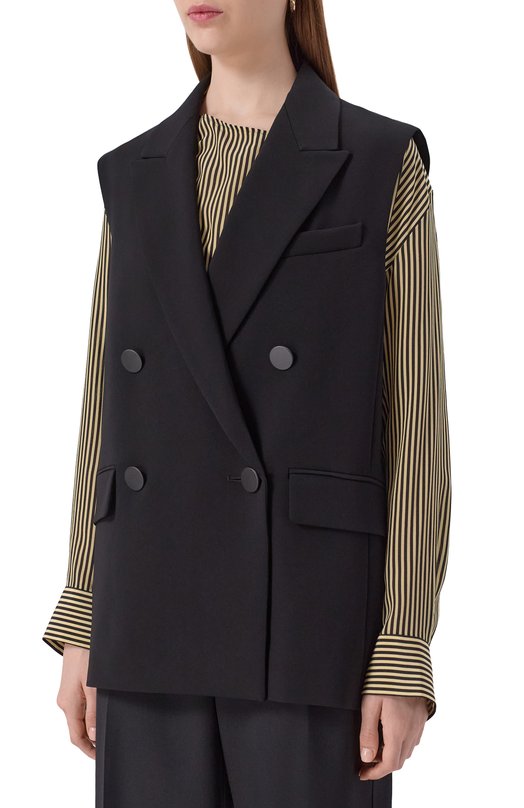 Жилет Max Mara Studio P0MEZ Чёрный  P0MEZ Фото 3