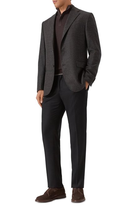 Мужские шерстяные брюки KITON, арт. UPN01K0124G08