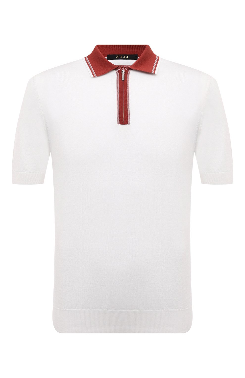 Поло из хлопка и шелка ZILLI, арт. KZP002M0142VUC000M, фото 1