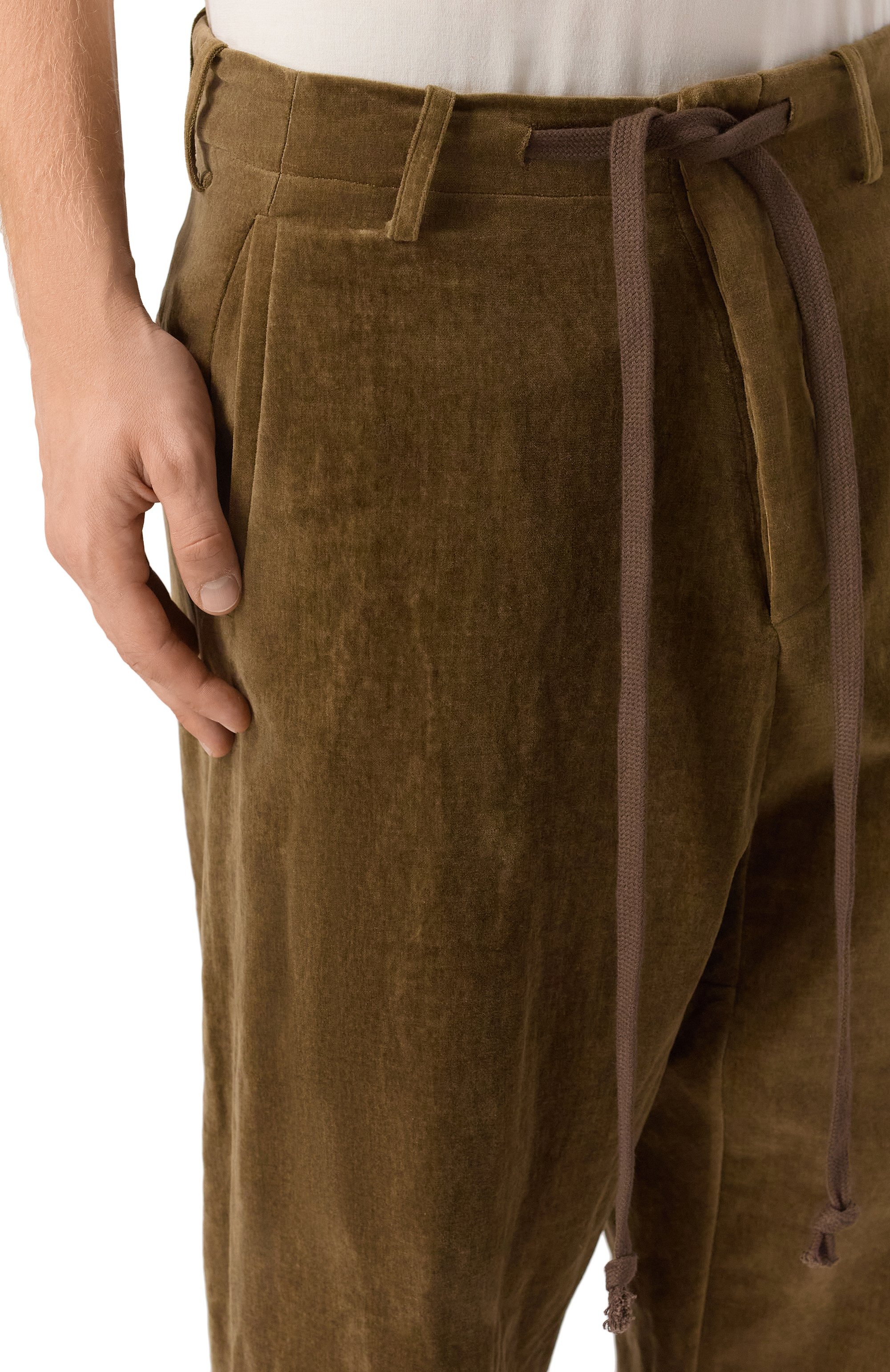 Бархатные брюки UMA WANG, арт. UM3513, фото 5