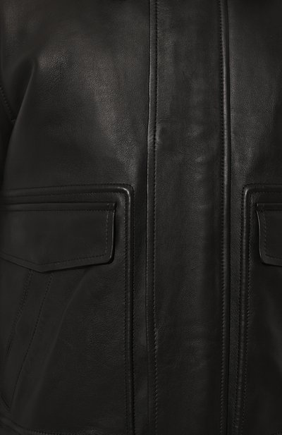 Кожаный бомбер YVES SALOMON, арт. 25WHV20165AGAN, фото 5