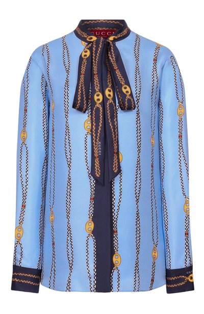 Женская шелковая блузка GUCCI, арт. 856109/ZAUK5