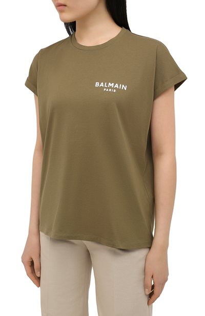 Хлопковая футболка BALMAIN, арт. ZF41351/B025, фото 3